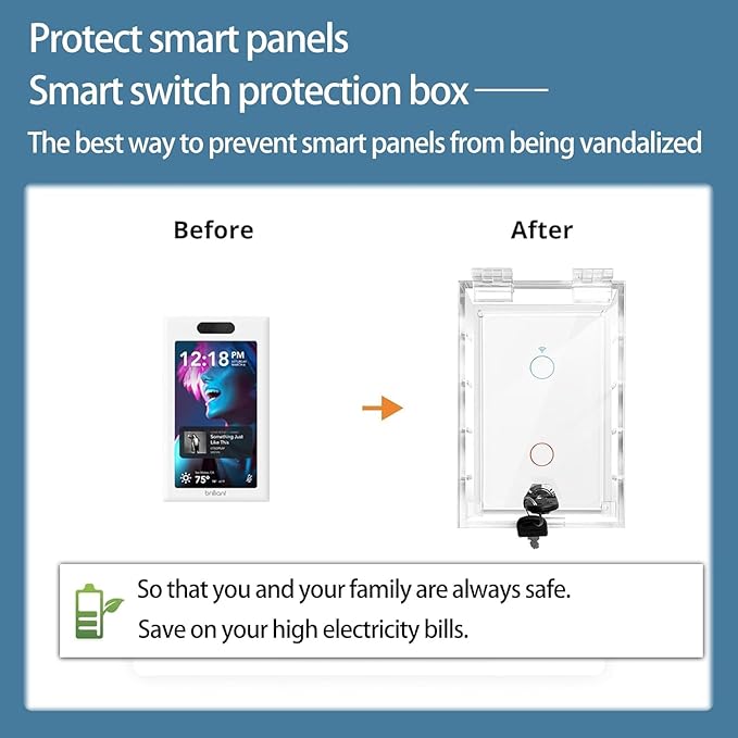 Baby Safety Outlet Cover Box, Outlet Covers, Plug Covers for Electrical Outlets, Socket Covers for Outlets Fit 5.9