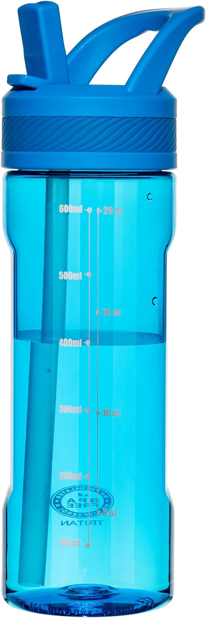 OLDLEY 20 kids Water Bottle with Straw,Tritan BPA-Free,Leak-Proof Design for Travel, Home, School,(Blue)
