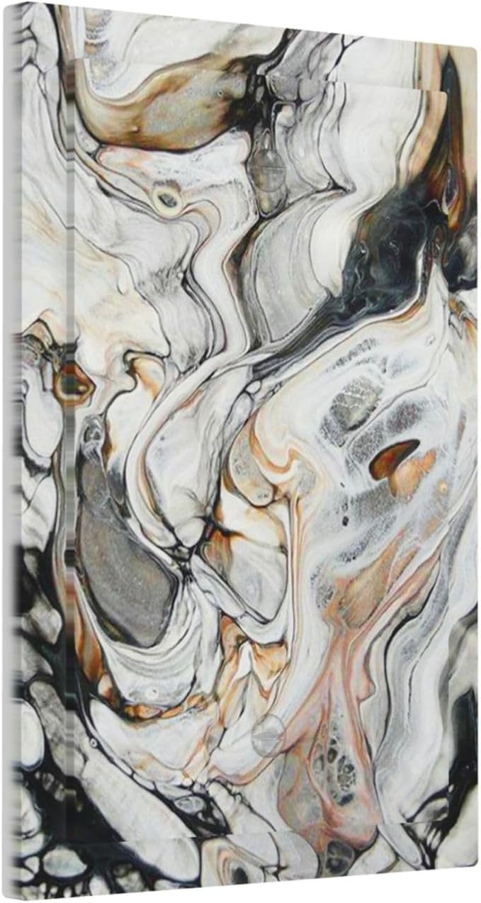 Black Gold Marble Texture Modern Abstract Print Light Switch Cover Plate 1 Gang No Device Blank Electrical Wall Plates Faceplate Decorative Switch Plate for Bathroom Kitchen Decor