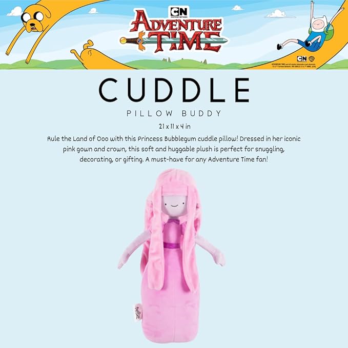 Adventure Time Princess Bubblegum Bedding Super Soft Cozy Decorative Cuddle Pillow, (Officially Licensed Product) By Franco Collectibles