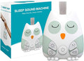 PandaEar Portable White Noise Machine for Baby, 15 Soothing Sound, Night Light, Sleep Sound Timer and Powered by USB for Baby Kids (Owl)