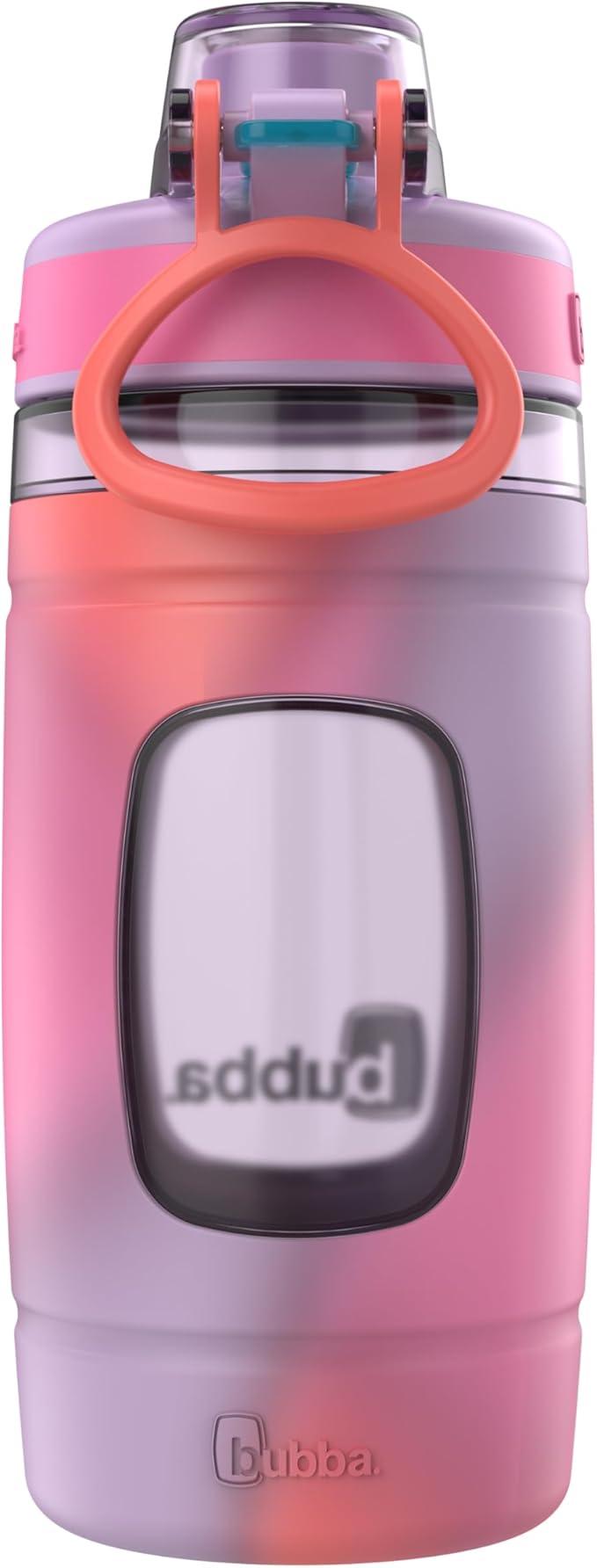 Bubba Kids Flo Silicone Sleeve and Wide Mouth 16oz. Water Bottle Medium Multi Frost (Tie Dye)