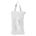 Quilted Baby Diaper and Wipes Pouch Portable Mommy Bag for Stroller Reusable Wipes Pouch with Lanyard (White Heart)