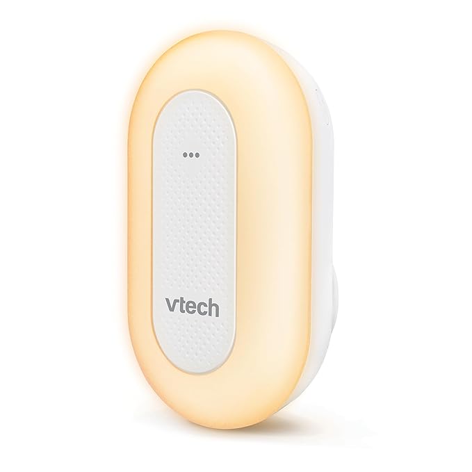 VTech BC8113 V-Hush Plug Sleep Training Soother with 40 Stories/Songs/Sounds & Record Your own Voice. Bluetooth Speaker, 250+ Multi-Color Night Light, No Batteries & No Cords Required