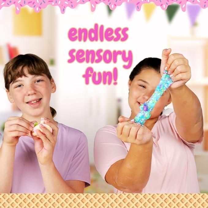 Aqua Endless Summer Turtle Swirl Ice Cream DIY Slime Kit – Sweet, Colorful, and Imaginative Sensory Play