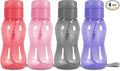 MILTON 4 pack 6 oz Kids Water Bottle for School Leak Free Flip Lid- Portable Small Sports Water Bottle for Adults Carry Strap Party Favors for Kids Treats Prizes Gifts Goodie Bag Stuffers Bulk Pack