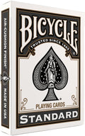 Bicycle Black Playing Cards, Standard Index Poker Size, Classic Deck of Cards for Poker, Blackjack, Family Game Night & Card Games, Fun for All Ages