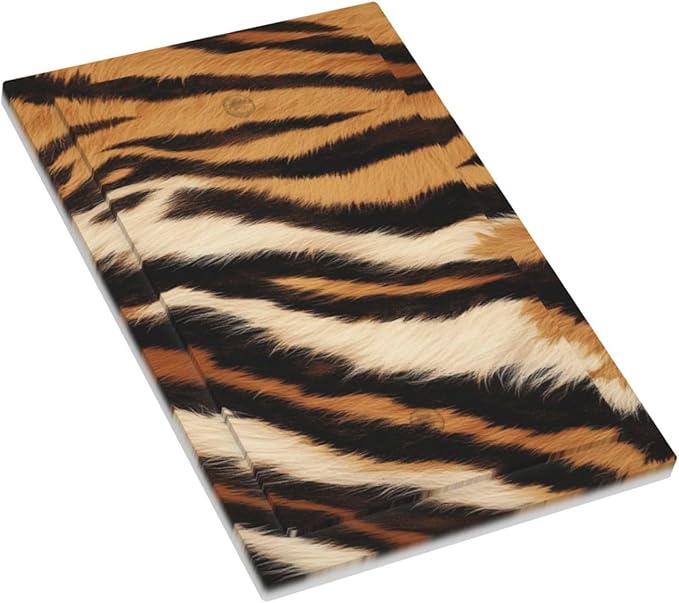 Tiger Texture Wild Animal Skin Pattern Print Light Switch Cover Plate 1 Gang No Device Blank Electrical Wall Plates Faceplate Decorative Switch Plate Covers for Kids Room Office Decor