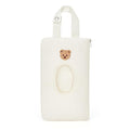Quilted Baby Wipe Holder Quilted Wipe Pouch Portable Hanging Floral Wet Wipes Bag for Car, Stroller