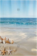 Decorative Light Switch Cover Summer Beach Starfish Shells Wall Plate Cover 1 Gang Blank No Device Outlet Covers Electrical Switchplate for Bathroom Home Decor