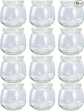 Baby Food Storage Containers,12 Pack Baby Food Containers with Lids,4 oz Glass Baby Food Jars,Small Snack Containers for Toddlers,Thickened Baby Food Storage Containers for Infant and Baby