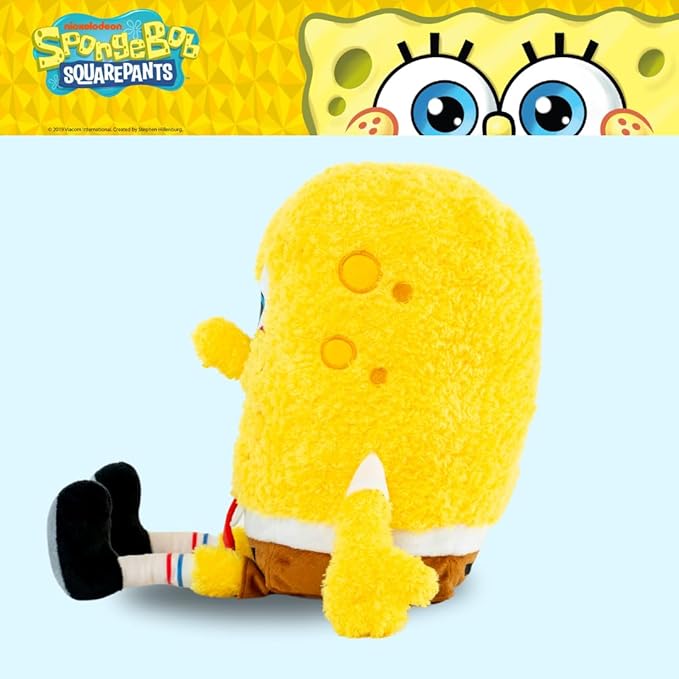 Franco Calm Spongebob Squarepants Bedding Super Soft Plush Calming 3Lb Weighted Cuddle Pillow Buddy, Comfort Pillow, (Officially Licensed Product)