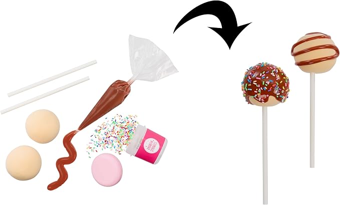 Cake Pop DIY Slime Kit - Unboxing Ingredients to Make, Smash, and Stretch Your Food Slime, Ages 8+