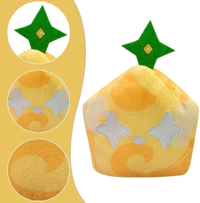 Zenitsu Plush Toy Fruits Plush Toy Stuffed Toys Video Game Pillow for Kids Birthday Xmas Gift (Light)