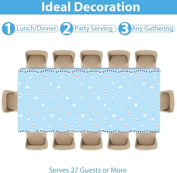 Qyeahkj 24 Guests Chugga Chugga Two Two Birthday Party Paper Plates Napkins Tablecloth Supplies Set Train 2nd Disposable Tableware Dinnerware Decorations Favors for Boys Girls Birthday Party
