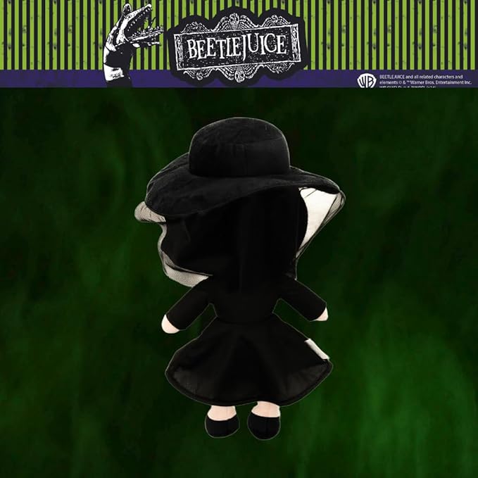 Beetlejuice Halloween Lydia Deetz Bedding Super Soft Plush Decorative Throw Pillow, (Officially Licensed Product) by Franco Collectibles