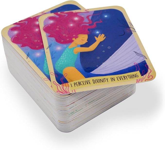 Menique Shine Memory Matching Game – 80 Cards (40 Pairs) with Positive Affirmations for Brave Girls – Motivational & Mindful Matching Game for Confidence and Self-Love