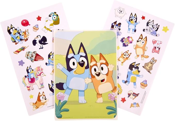 Crayola Bluey Create & Color Art Case (75+ Pcs), Bluey Coloring Pages, Stickers & Markers, Kids Art Kit with Storage Case, Ages 5+