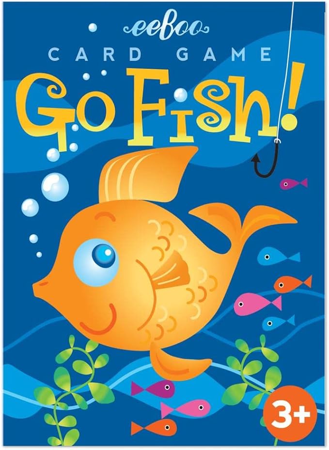 eeBoo: Color Go Fish Playing Card Game, Cards are Durable and Easy to Use, Instructions Included, Educational and Fun Learning, for Ages 3 and up