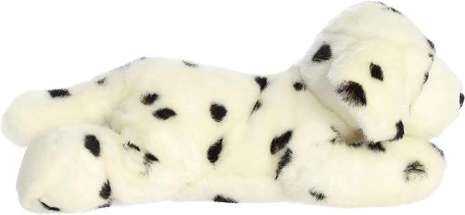 Aurora® Adorable Flopsie™ Domino™ Stuffed Animal - Used to Create Imaginative Play Adventures - Perfect for Birthdays, Kids and Adults, All Ages - White 12 Inches