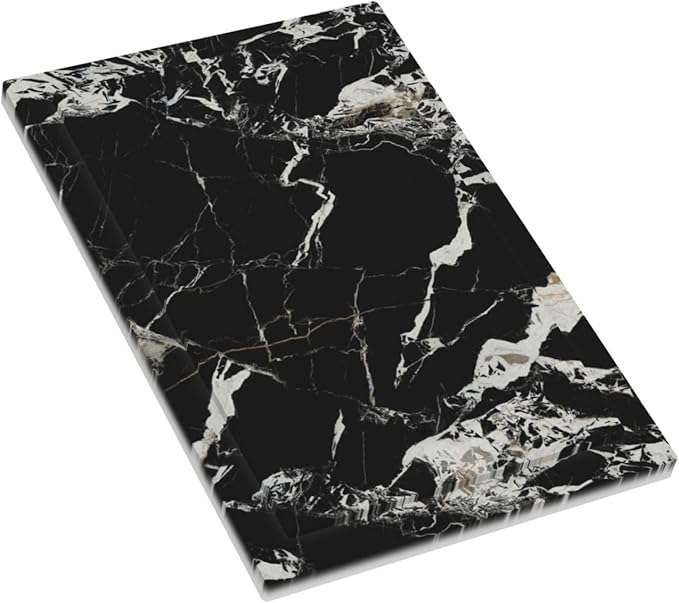 Black Marble Patterns Low Key Luxurious Light Switch Cover Plate 1 Gang No Device Blank Electrical Wall Plates Faceplate Decorative Switch Plate Covers for Bathroom Kitchen Decor
