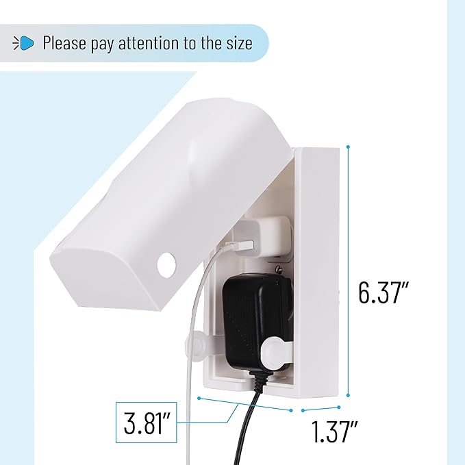 Bates Baby Safety Outlet Cover Box - Plug Covers for Electrical Outlets, Child Proof Outlet Cover, Socket Covers for Outlets
