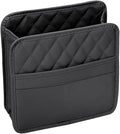Car Seat Back Organizer, Multipurpose Car Organizer Hanging, Waterproof PU Leather Auto Backseat Storage Bag, Travel Essentials Accessories, Universal for Vehicles, Sedan, SUV (Black)