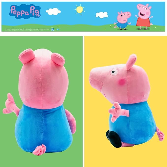 Peppa Pig George Kids Bedding Super Soft Plush Cuddle Pillow Buddy, (Officially Licensed Product) By Franco