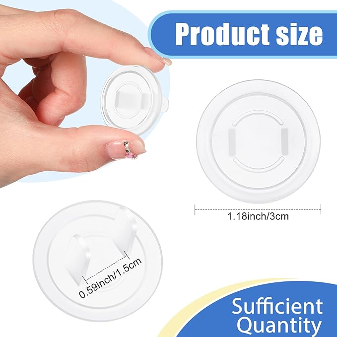 Thyle 100 Pcs Outlet Covers Bulk Child Baby Proofing Plug for Electrical Outlets Covers Easy Install Socket Sturdy Safe Secure Baby Proofing Kit for Home Office Bulk