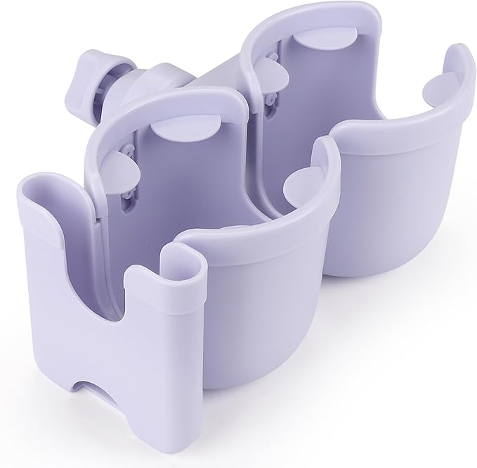 Accmor Stroller Cup Holder with Phone Holder, Bike Cup Holder, Universal Cup Holder for Uppababy Nuna Doona Strollers, 2-in-1 Cup Phone Holder for Stroller Bike Accessory