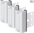 Home Security Door Reinforcement Lock, 3-Pack Upgraded White Front Door Locks for Kids Safety Withstand 800 lbs, Toddler Child Proof Door Lock, Extra Door Lock from Inside Prevent Unauthorized Entry