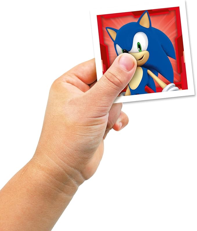 Clementoni - MEMO Sonic Pocket - Educational Game Including 48 Matching Chips of Your Favorite Characters, Toy for Children Ages 4-6 Years, Made In Italy, 18312