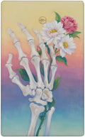 Skeleton Flower No Device Blank Wall Plate Decorative 1 Gang Light Switch Covers Electrical Switchplate Home Decorate Faceplat for Bathroom Bedroom Kitchen Room 4.5 x 2.76 Inch