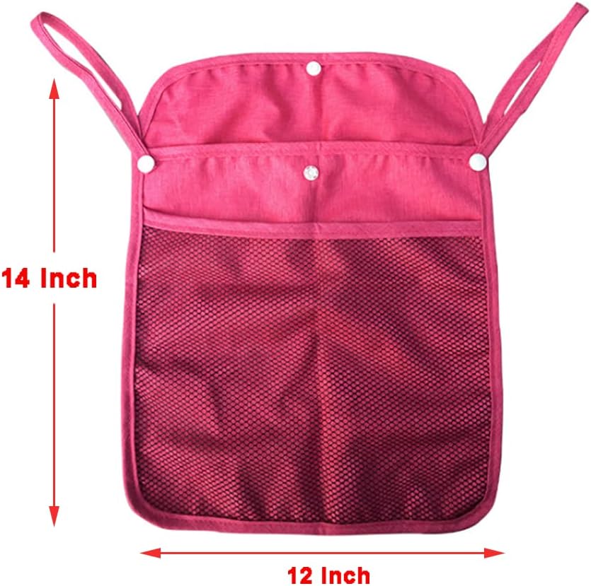 Baby Stroller Organizer Carmine Red Toddle Umbrella Stroller Organizer for Bottle Nappy Storage, Detachable Straps easy hang on strollers (Carmine Red)