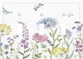 Colorful Wildflowers Dragonfly Lavender Butterfly Insect Decorative Switch Plates 3 Gang Wall Plate Triple Toggle Light Switch Cover Faceplate Electrical Wall Panels for Bedroom Living Room Decor