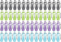MILTON Water Bottle Kids Reusable Leakproof 17 Oz 4-Pack Plastic Wide Mouth Large Big Drink Bottle BPA & Leak Free with Handle Strap Carrier for Cycling Camping Hiking Gym Yoga