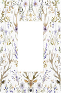Decorative Outlet Covers Gothic Retro Floral Damask Elk Wild Flower 1 Gang Single Rocker Light Switch Cover Plate Wall Plates Gfci Faceplate For Bed Room Living Room Decor