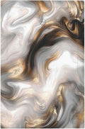 Light Switch Cover Plate Grey Brown Swirl Marble Texture 1 Gang No Device Blank Electrical Wall Plates Faceplate Decorative Switch Plate For Bathroom Kitchen Decor