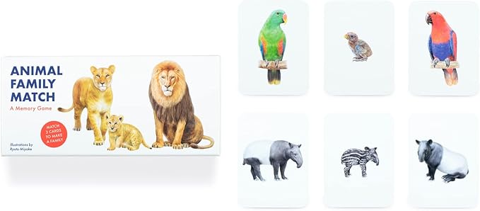 Laurence King Animal Family Match: A Matching Memory Game