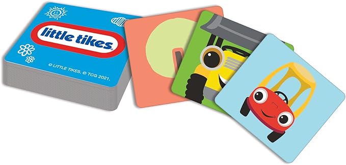 TCG Toys Little Tikes - Memory Matching Card Game - Featuring 72 Full Color Pieces - Promote and Improve Memory & Sensory Development Skills. Great Gift for Boys and Girls Over Age 3.