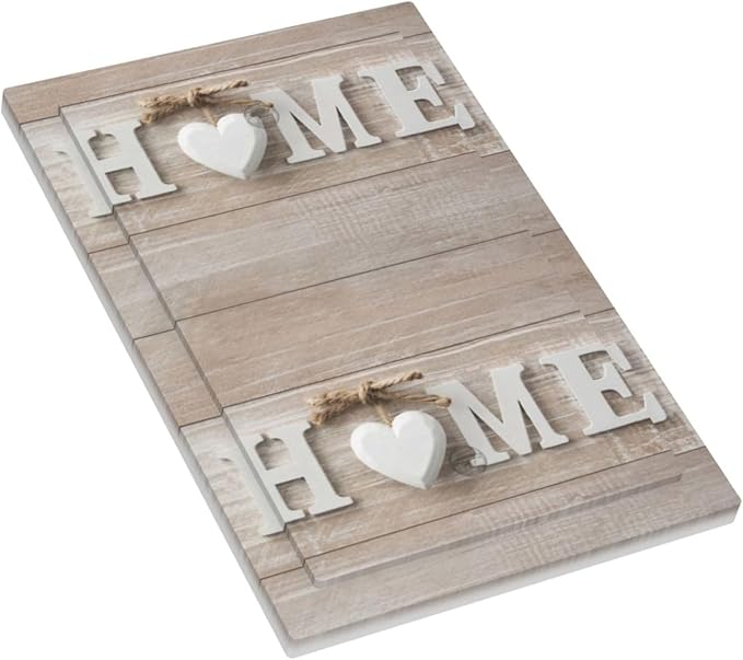 Farm White/Brown Wood Sweet Home Decorative 1 Gang No Device Blank Wall Plate Oversize Rustic Country Wooden Letters Electric Unused Receptacle Decorator/Gfci Light Outlets/Switches Face Plate Cover