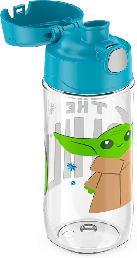 THERMOS FUNTAINER 16 Ounce Plastic Hydration Bottle with Spout, MANDALORIAN (Pack of 6)