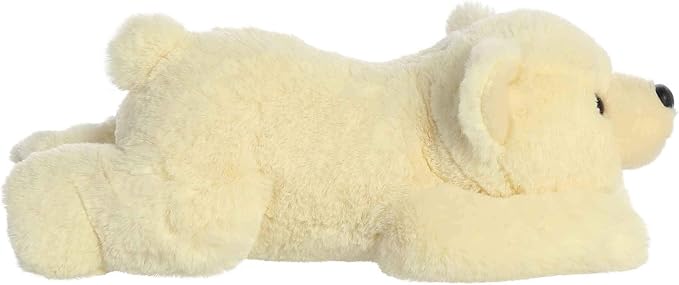 Aurora® Adorable Flopsie™ Polaris Polar Bear™ Stuffed Animal - Used to Create Imaginative Play Adventures - Perfect for Birthdays, Kids and Adults, All Ages - White 13 Inches