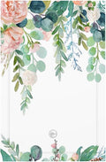 Green Eucalyptus Leaves Floral Watercolor Flower Light Switch Cover Plate 1 Gang No Device Blank Electrical Wall Plates Faceplate Decorative Switch Plate for Bed Room Living Room Decor