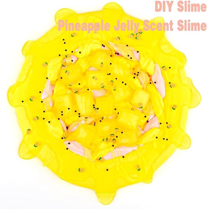 Slime Kit 12 Pack, with 6 Butter Slime and 6 Crystal Slime for Party Favors, Christmas Slime Putty Soft and Non-Sticky, Birthday Gift Carnival Prizes, Stress Relief Toy for Kids Education