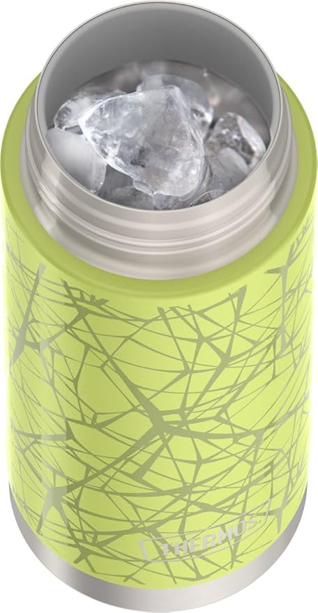 THERMOS ICON SERIES, Water Bottle with Spout - 18 Ounce, Sports Web - Stainless Steel Vacuum Insulated Water Bottle with Lid