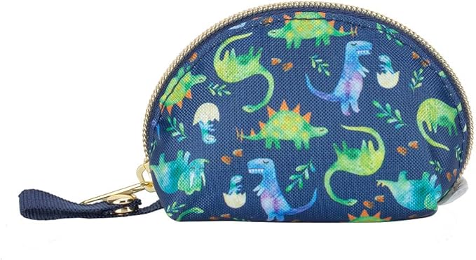 Itzy Ritzy Everything Storage Pouch; Small Zipper Pouch Holds 2 Pacifiers; Snap Handle Attaches to Diaper Bag, Stroller or Purse; Holds Earbuds, Chargers, Change or Disposable Bags