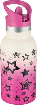 12oz Kids Water Bottle – Insulated Stainless Steel Bottle with Straw Lid, BPA-Free, Leak-Proof, for Toddlers & School Use