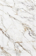 Light Switch Covers White Brown Marble Abstract Modern Luxury Decorative Switch Plates 1 Gang Blank No Device Outlet Covers Electrical WallPlates for Bathroom Kitchen Decor