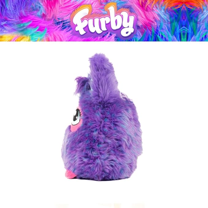 Furby Purple Plush Cuddle Pillow, Super Soft & Cozy, (Officially Licensed Product) By Franco Collectibles